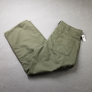 Old Navy Carpenter Pants Size 38x30 Green Vintage Baggy Style Loose Wide Leg